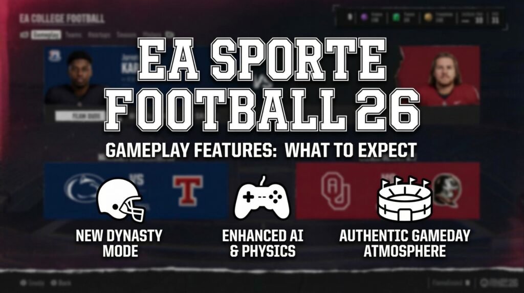 EA Sports College Football 26 Gameplay Features: What to Expect